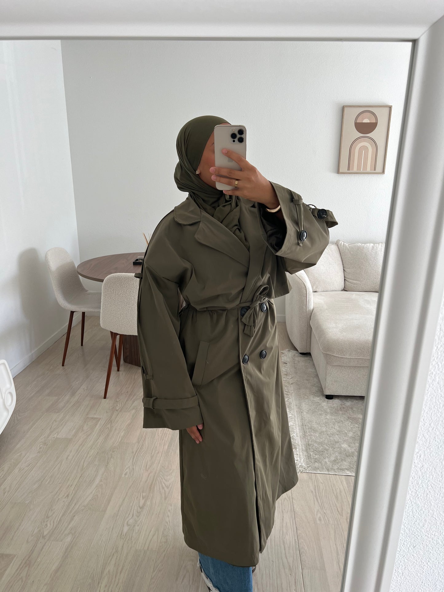 Trench- vert kaki