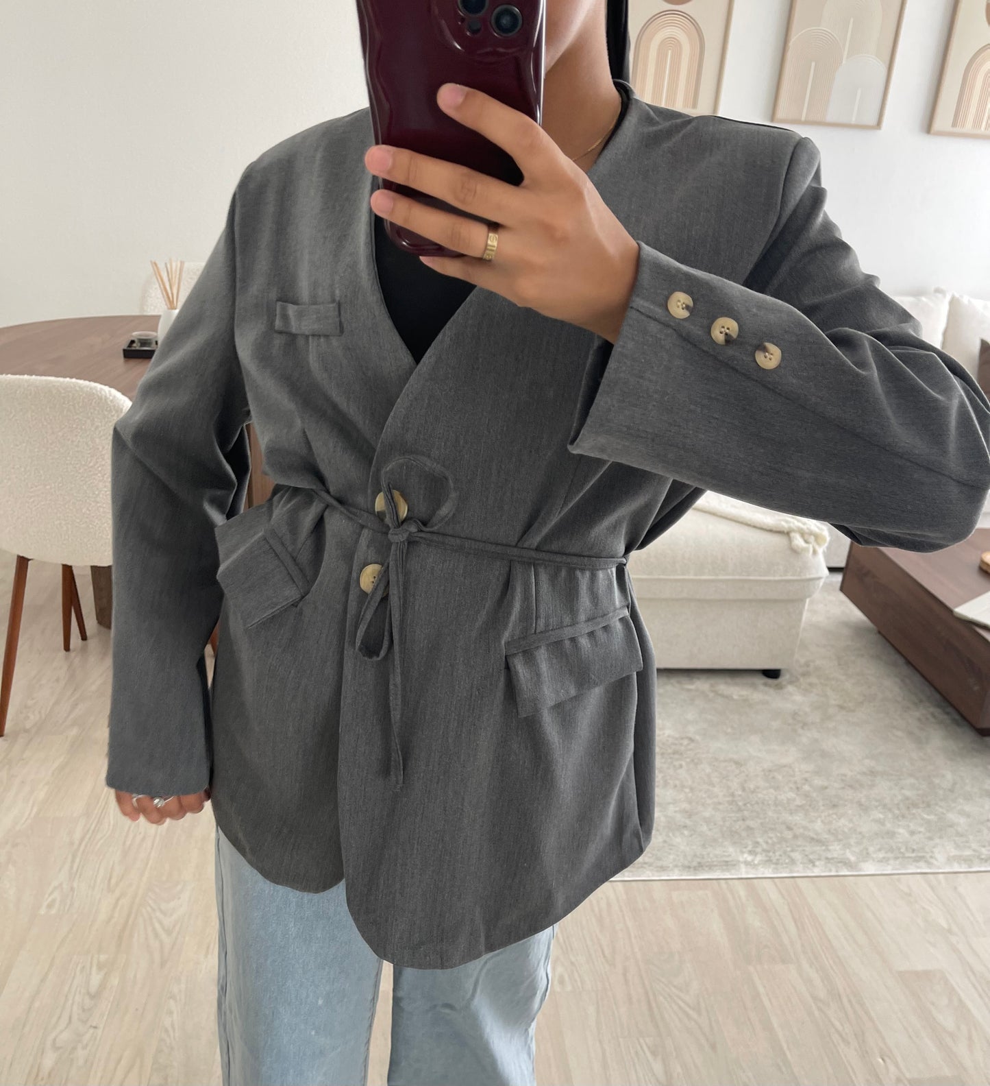 Blazer Nis - gris foncés