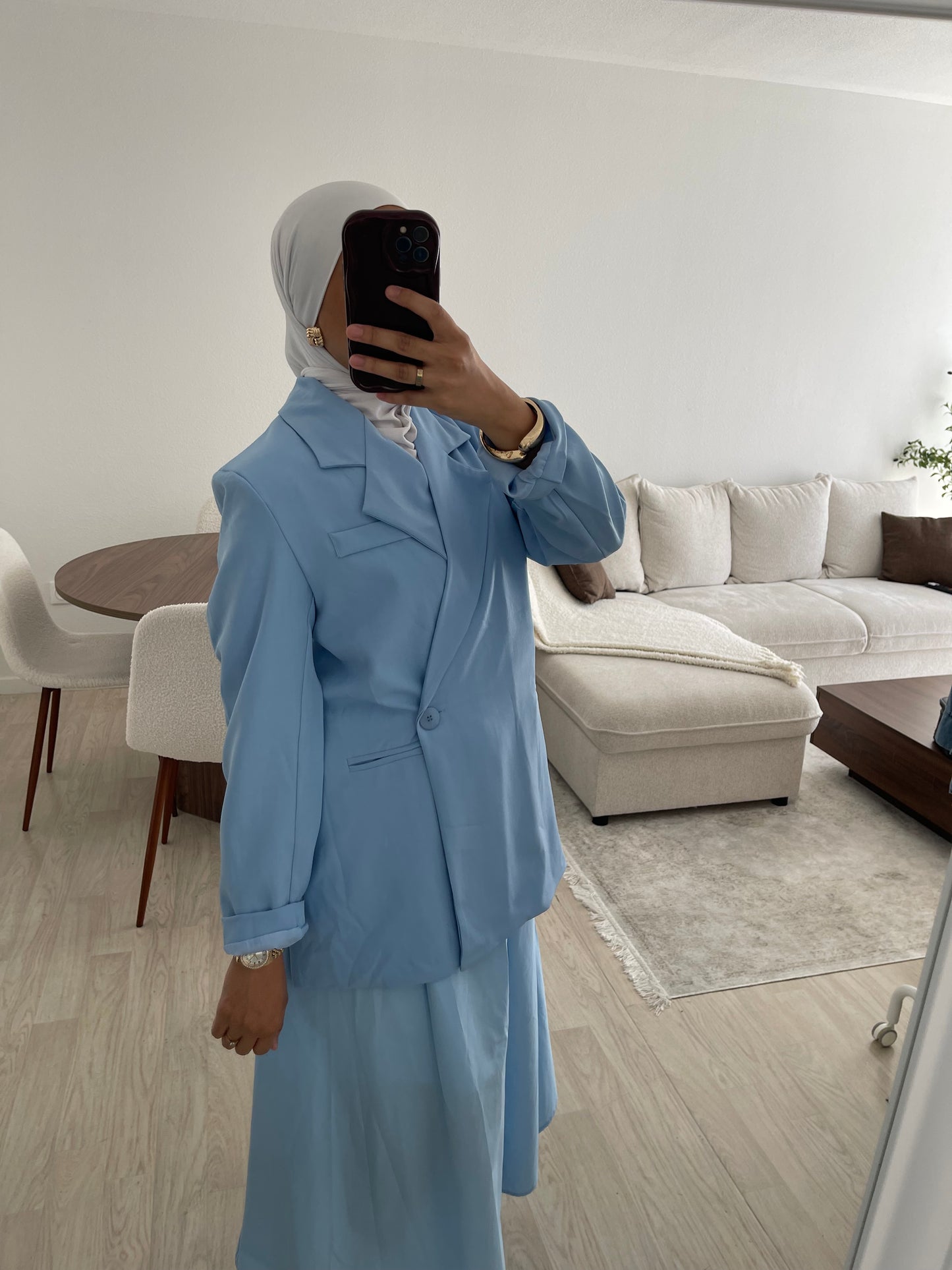 Blazer cache cœur - Bleu