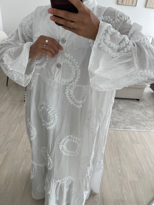 Robe Sofia - blanc