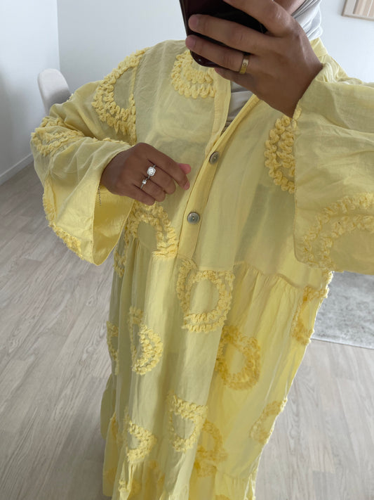 Robe Sofia - Jaune