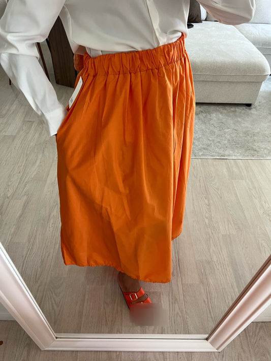 Jupe Popeline - orange