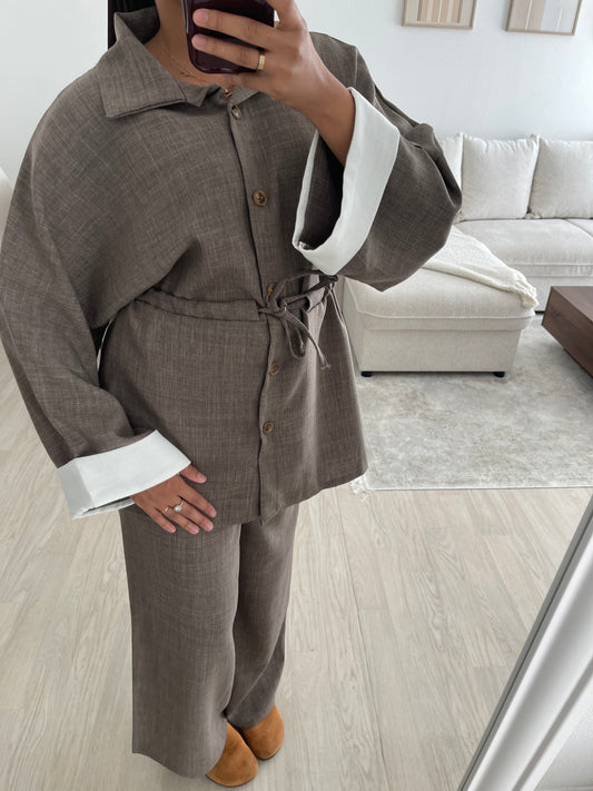 Ensemble Yas - taupe