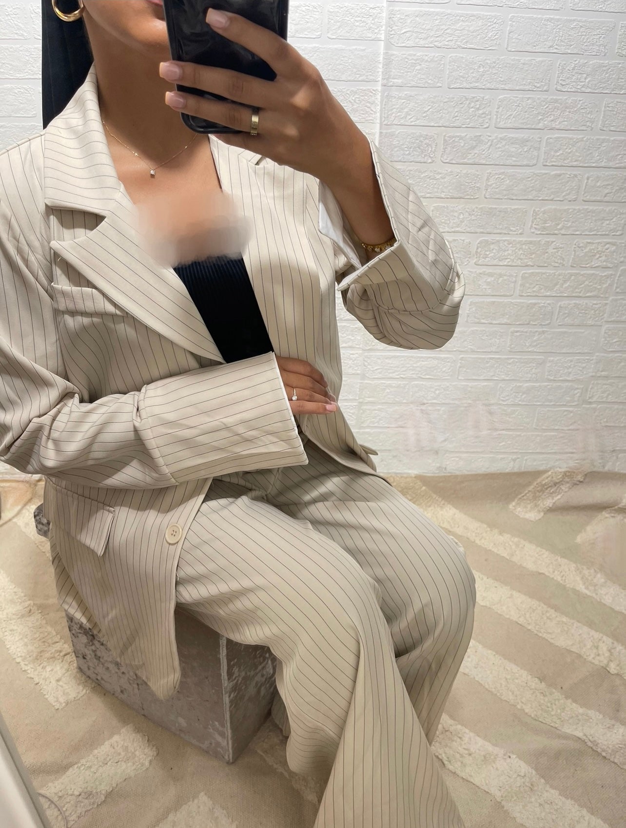 Ensemble blazer - beige