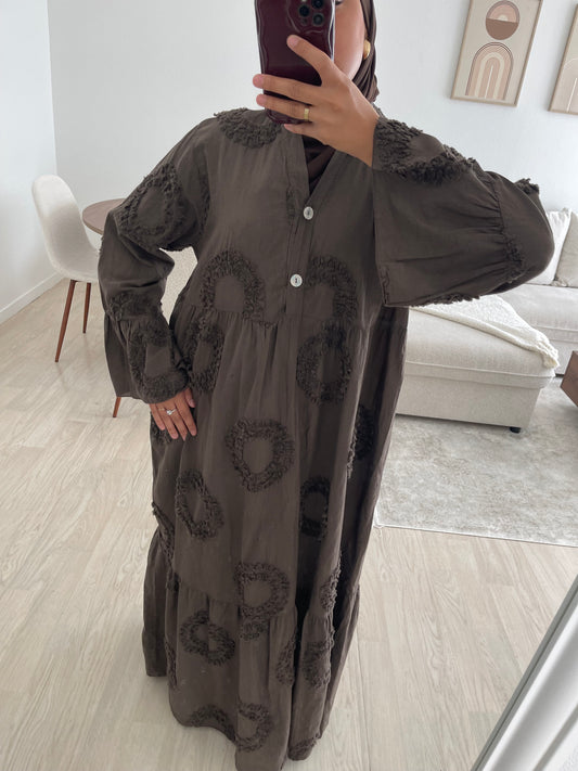Robe Sofia - marron