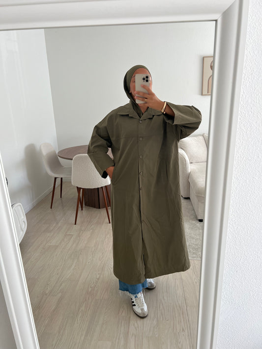 Imperméable - vert kaki